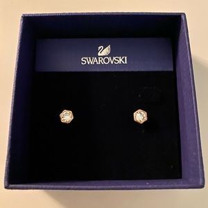 Swarovski Rose Gold Diamond Studs